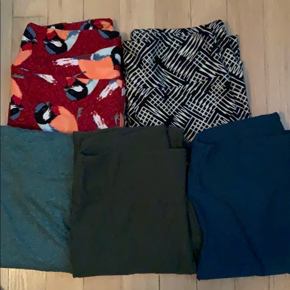 5 pair. selling as set. LulaRoe Leggings OS